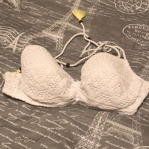 White bikini top